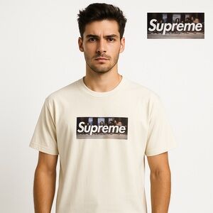 Supreme Grazie Milan Box Logo Last Supper Off White Shirt